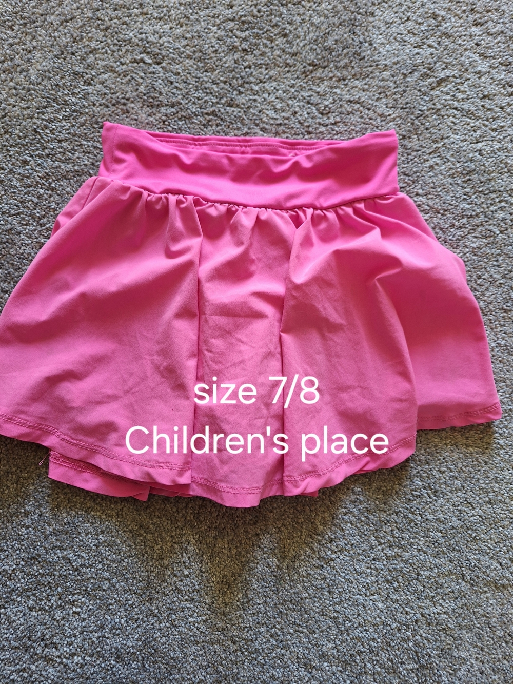 The Children's Place Bright Pink Girls' Skort